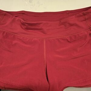 Lululemon Women's Red Athletic Shorts